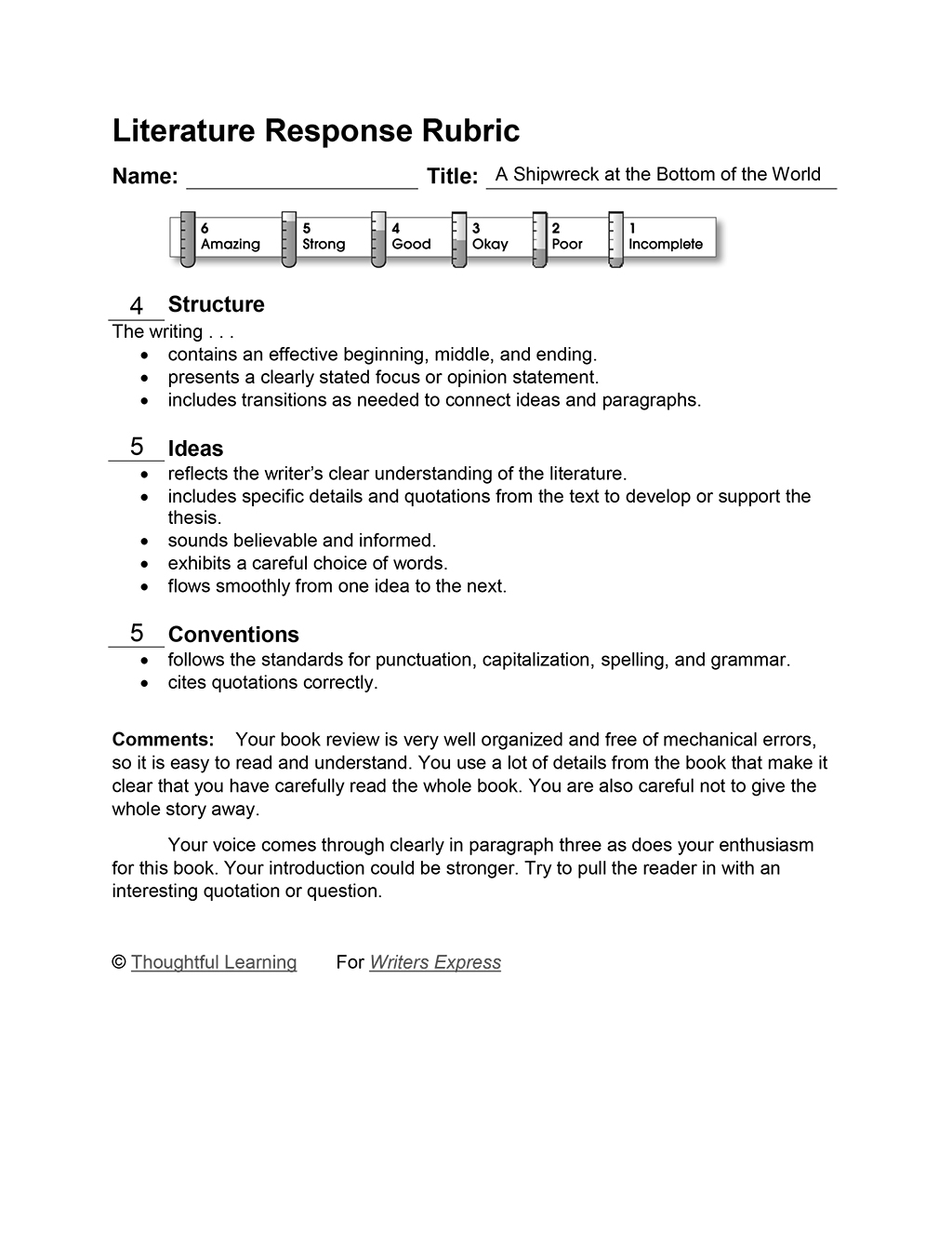 A Shipwreck at the Bottom of the World Thoughtful Learning K12